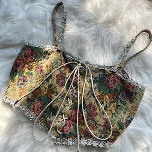 Renaissance Floral corset